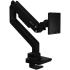 Arozzi Alzare Neo Pro Gas Spring Heavy Duty Monitor Arm Extra Strong Desk Mount Support up to 20KG 360° Screen Rotation Adjustable Height & Full Motion - Black