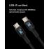 Belkin BoostCharge Braided USB-C to USB-C Cable (1M/3.3ft) for iPhone 16, iPhone 16 Pro, iPhone 16 Pro Max, Galaxy S25, S24, Note, Pixel 9 & 8, iPad Pro, Nintendo Switch 2 & More - Black
