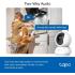 Tapo C230 3K 5MP Indoor Camera, Smart AI Detections - Person Pet Baby Cry, Pan/Tilt 360° View, Security Camera No Monthly Fee, Enhanced Night Vision, Two-way Audio, Works with Alexa & Google