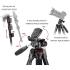 Jmary KP-2254 Professional Aluminium Tripod Monopod for All DSLR Cameras Max Load capacity - 4kgs, Max Height - 1650mm