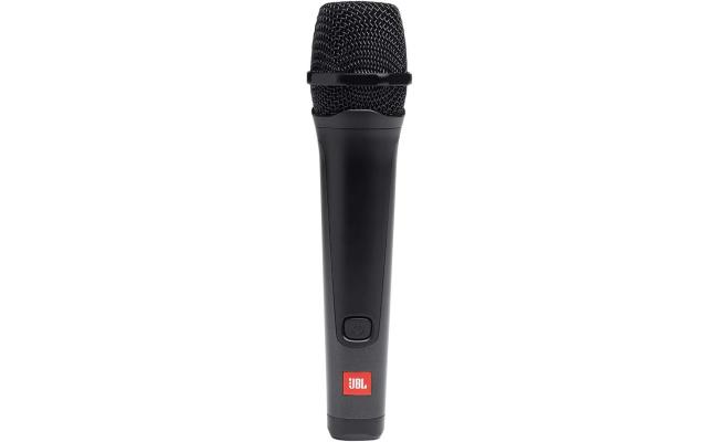 JBL PBM100 Wired Dynamic Vocal Mic, Cardioid Polar Pattern, Built-In Mesh Windscreen, Great Sound for Home Karaoke, For Use with JBL PartyBox Systems, Black