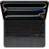 Apple Magic Keyboard for iPad Pro 11" M4, Backlit Keys, Multi-Gesture Touchpad, Scissor Switch Mechanisms, Machined Aluminum Hinge, Foldable Case Design, English Keyboard, Black
