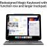 Apple Magic Keyboard for iPad Pro 11" M4, Backlit Keys, Multi-Gesture Touchpad, Scissor Switch Mechanisms, Machined Aluminum Hinge, Foldable Case Design, English Keyboard, Black