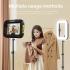 KOOSDA KRL-ST11 Camera Ring Light Video Ring Adjustable Color Temperature & Brightness, Multi-Device Compatibility