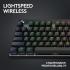 Logitech G PRO X TKL LIGHTSPEED Wireless Gaming Keyboard, Ultra-Portable Tenkeyless Design, Lightsync RGB Backlit, PBT Keycaps, Tactile Switches (GX Brown), BT/USB, US INTL Layout, Black