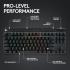 Logitech G PRO X TKL LIGHTSPEED Wireless Gaming Keyboard, Ultra-Portable Tenkeyless Design, Lightsync RGB Backlit, PBT Keycaps, Tactile Switches (GX Brown), BT/USB, US INTL Layout, Black