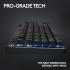Logitech G PRO X TKL LIGHTSPEED Wireless Gaming Keyboard, Ultra-Portable Tenkeyless Design, Lightsync RGB Backlit, PBT Keycaps, Tactile Switches (GX Brown), BT/USB, US INTL Layout, Black