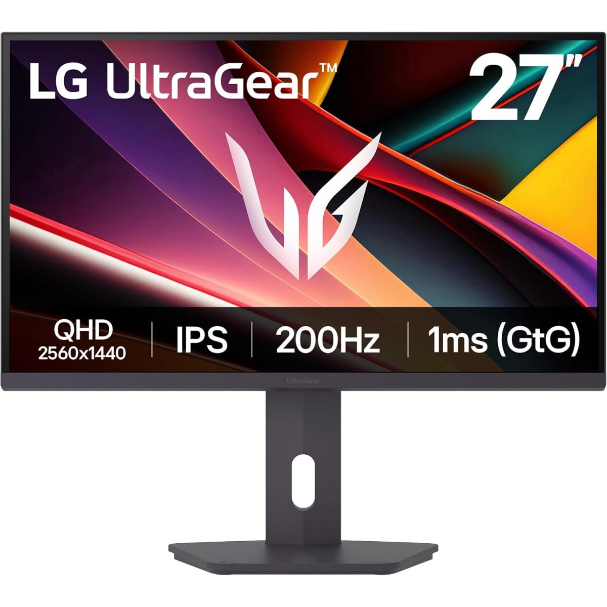 LG UltraGear 27G610A 27" IPS 2K 200Hz 1ms HDR10 & sRGB 99% FreeSync\u2122 Premium Adjustable Stand w\/ 2x HDMI, DisplayPort - Black