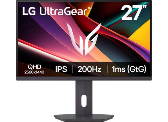 LG UltraGear 27G610A 27" IPS 2K 200Hz 1ms HDR10 & sRGB 99% FreeSync™ Premium Adjustable Stand w/ 2x HDMI, DisplayPort - Black