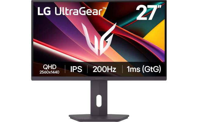 LG UltraGear 27G610A 27" IPS 2K 200Hz 1ms HDR10 & sRGB 99% FreeSync™ Premium Adjustable Stand w/ 2x HDMI, DisplayPort - Black