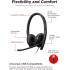 Lenovo Wired ANC Headset, USB-C and USB-A connectivity, Zoom Certified, Active Noise Cancellation, Hearing Protection, 145g Lightweight Comfortable Design, Replaceable Earcups, Business Headset