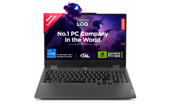 Lenovo NEW LOQ Gaming (2025) 13Gen Intel Core i5 13450HX 10-Cores w/ Nvidia RTX 5050 8GB DDR7 & IPS 144Hz Display - Luna Grey Color