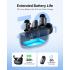 BOYA mini 2-01 (Type-C & Lightning) Wireless Microphone for iPhone & Android, AI Noise Cancellation,App Control, 48k Hz/24 Bit, 30H Battery Life with Charging Case,Lapel Microphone Wireless for Video Recording Vlog Streaming , Silver