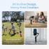 DJI Osmo Mobile 8 Gimbal Stabilizer for Phone, AI Native Tracking with Audio & Lighting, 360° Pan Rotation, Built-in Extension Rod & Tripod, 10h Battery, Extension Rod, Robust 3-Axis Stabilization