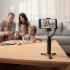 DJI Osmo Mobile 8 Gimbal Stabilizer for Phone, AI Native Tracking with Audio & Lighting, 360° Pan Rotation, Built-in Extension Rod & Tripod, 10h Battery, Extension Rod, Robust 3-Axis Stabilization