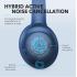 Anker Soundcore Q20i Wireless Hybrid Active Noise Cancelling Headphones 40H Long ANC Playtime Hi-Res Audio Big Bass Transparency Mode , Blue