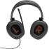 JBL Quantum 300 - Wired Over-Ear Gaming Headphones with JBL Quantum Engine Software Foam Ear Cushions 3.5 mm & USB Adapter- Black