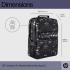 HP Campus XL Marble Stone Backpack Adjustable, Padded Shoulder Straps & a Cushioned Back Panel Ensure Comfort During Extended Wear