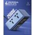 LDNIO SC2 Universal 4AC Outlets Power Strip Surge Protector Extension Wire With Led Screen for Home and Office