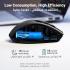 UGREEN Wireless Mouse, 2.4G + Bluetooth Ergonomic Optical Mouse, 4000 DPI, 5 DPI Adjustable, 5 Buttons, Silent Click USB Computer Mice for Laptop, PC, Chromebook, Notebook, 15M Wireless Connection Mice Black