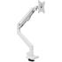 Arozzi Alzare Neo Gas Spring Single Monitor Arm Support up to 9KG 360° Screen Rotation Adjustable Height & Full Motion - White