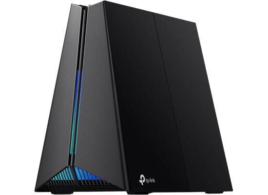 TP-LINK Tri-Band Archer GXE75 AXE5400 Wi-Fi 6E Gaming Router, 6-Stream 5.4 Gbps, 1 2.5G + 4 1G Ports, USB 3.0, Exclusive Acceleration, Gaming Port & Panel, RGB Lighting, Black
