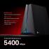 TP-LINK Tri-Band Archer GXE75 AXE5400 Wi-Fi 6E Gaming Router, 6-Stream 5.4 Gbps, 1 2.5G + 4 1G Ports, USB 3.0, Exclusive Acceleration, Gaming Port & Panel, RGB Lighting, Black