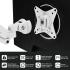 Arozzi Alzare Neo Duo Gas Spring Dual Monitor Arm Support up to 9KG 360° Screen Rotation Adjustable Height & Full Motion - White