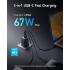 Anker 67W USB C Charger, 3 Port PIQ 3.0 Compact and Foldable Fast Charger for MacBook Pro, iPad, Galaxy, iPhone 17 Series and More