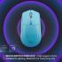 SteelSeries Rival 3 Wireless Gen 2 Gaming Mouse 2.4GHz and Bluetooth 18000 DPI TrueMove Air Optical Sensor 60 Million Click Durability Light-Weight 100% PTFE Feet , Aqua