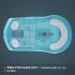 SteelSeries Rival 3 Wireless Gen 2 Gaming Mouse 2.4GHz and Bluetooth 18000 DPI TrueMove Air Optical Sensor 60 Million Click Durability Light-Weight 100% PTFE Feet , Aqua