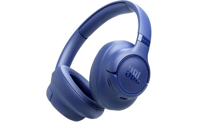 JBL Tune 730 BT Wireless Over-Ear Headphones with JBL Pure Bass Sound, Bluetooth 6.0, Foldable Design, Audio Cable, 76-Hour Battery Life and Google Fast Pair/Microsoft Swift Pair - Blue