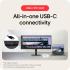 LG 34U650A-B 34" IPS Curved 3800R UltraWide™ QHD HDR 10 Adjustable Stand ALL-in-One USB C  96w DP & 2x 7w Speakers - Black