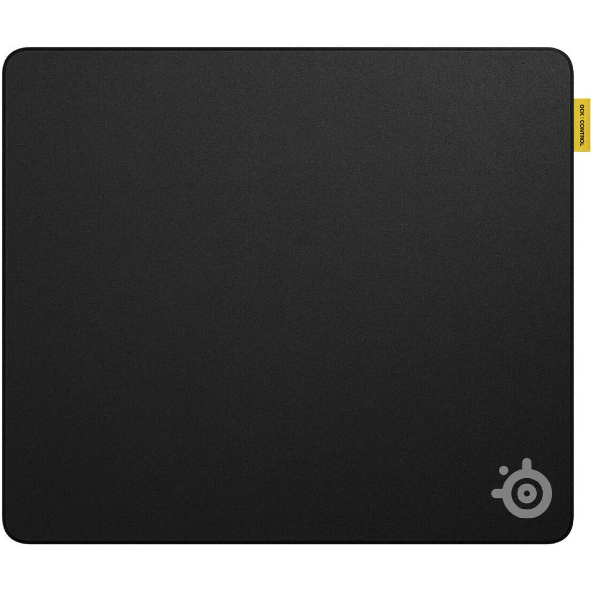 SteelSeries QcK Performance - Control Mouse Pad, Low-Profile Stitched Edges, Non-Slip Neoprene Rubber Base, High-Grade Neoprene Foam, Large Size (490mm x 420mm x 3.5mm), Black