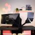 Arozzi Alzare Neo Duo Gas Spring Dual Monitor Arm Support up to 9KG 360° Screen Rotation Adjustable Height & Full Motion - Black