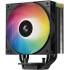 DeepCool AG400 BK ARGB V2 CPU Cooler, 2100 RPM Fan Speed, 75.89 CFM Fan Airflow, Hydro Bearing Type,Balanced Bidirectional Heat Pipe Technology, Black