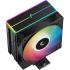 DeepCool AG400 BK ARGB V2 CPU Cooler, 2100 RPM Fan Speed, 75.89 CFM Fan Airflow, Hydro Bearing Type,Balanced Bidirectional Heat Pipe Technology, Black