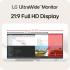 LG 34U530A-W 34" UltraWide Full HD IPS 100Hz HDR 400 AMD FreeSync USB Type-C & Full Adjustable Stand Tilt/Height/Swivel Stand, White