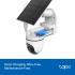Tp-Link Tapo C615G KIT Solar-Powered Pan/Tilt 4G LTE Outdoor Security Camera, No Wi-Fi Needed, Superior 2K 3MP Visuals, 360° AI Tracking, No Monthly Fee, AI Detection, Color Night Vision, Secure Local & Cloud Storage