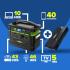 Gizzu GPS500 518Wh Portable Power Station Lithium-Ion Battery Rugged Design Supports Solar Charging Short-Circuit ,Over-Current, Over-Voltage, Under-Voltage, Over-Load & Temperature Protection