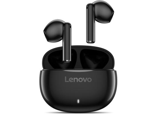 Lenovo E310 True Wireless Stereo Earbuds Bluetooth 5.3 ENC Noise-Cancelling Ear Buds with 13mm Speaker Type-C Charging 20h Battery Life for Music Calls Comfortable Fit Wireless Earbuds - Black