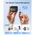 BOYA mini 2-03 (Lightning) Wireless Lavalier Microphones for iPhone 15/16/17 & Android, AI Noise Cancellation, App Control, 30H Battery Life with Charging Case, Lapel Microphone Wireless for Video Recording Vlogging , Black