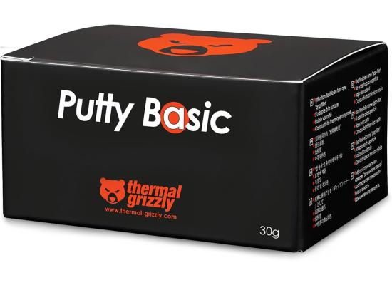 Thermal Grizzly TG Putty Basic - 30 Gram - Electrically Non-Conductive Thermal Interface Material for GPU Modding and Thermal Pad Replacement
