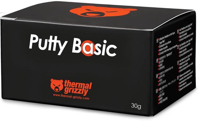 Thermal Grizzly TG Putty Basic - 30 Gram - Electrically Non-Conductive Thermal Interface Material for GPU Modding and Thermal Pad Replacement