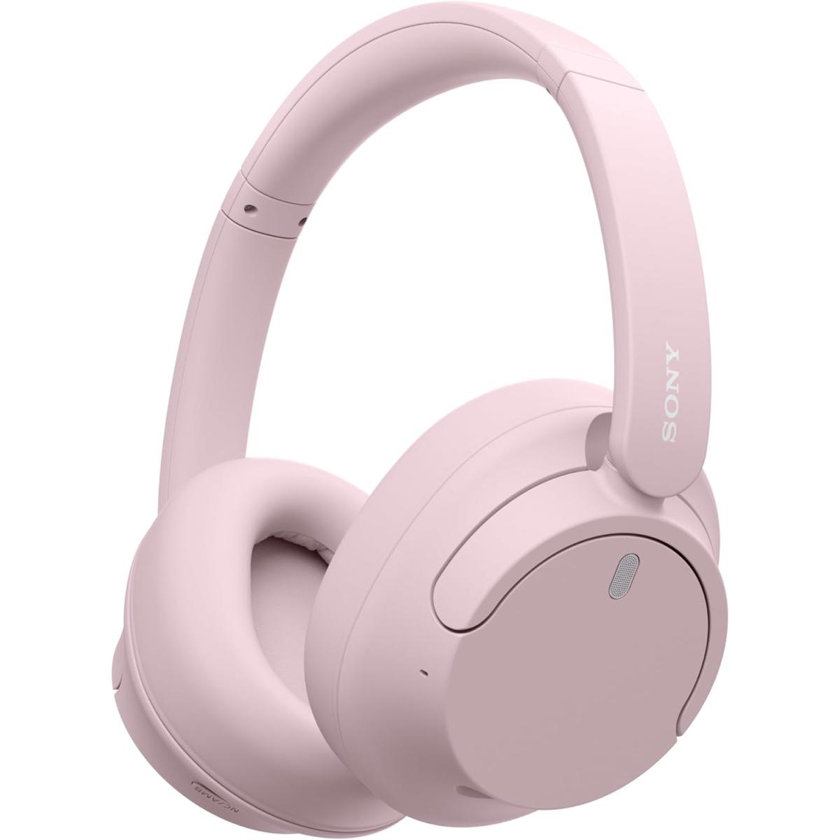 Sony WH-CH720N Noise Canceling Wireless Headphones Bluetooth Over The Ear Headset with Microphone and Alexa Built-in, Pink