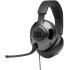 JBL Quantum 200 - Wired over-ear gaming headset with Voice focus directional flip-up mic and memory foam ear cushions (Black)