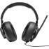 JBL Quantum 200 - Wired over-ear gaming headset with Voice focus directional flip-up mic and memory foam ear cushions (Black)