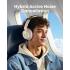 Anker soundcore Life Q30, Hybrid Active Noise Cancelling Headphones with Multiple Modes, Hi-Res Sound, Custom EQ via App, 50H Playtime, Comfortable Fit, Bluetooth, Multipoint Connection - White