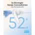 Anker Soundcore R60I NC, Real-Time Adaptive Noise Cancelling, Hi-Res Sound, Translation Earbuds, 50H Playtime, Wireless Earbuds, Bluetooth Earphones, Spatial Audio, Fast Charging, IP55 , White