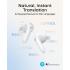 Anker Soundcore R60I NC, Real-Time Adaptive Noise Cancelling, Hi-Res Sound, Translation Earbuds, 50H Playtime, Wireless Earbuds, Bluetooth Earphones, Spatial Audio, Fast Charging, IP55 , White